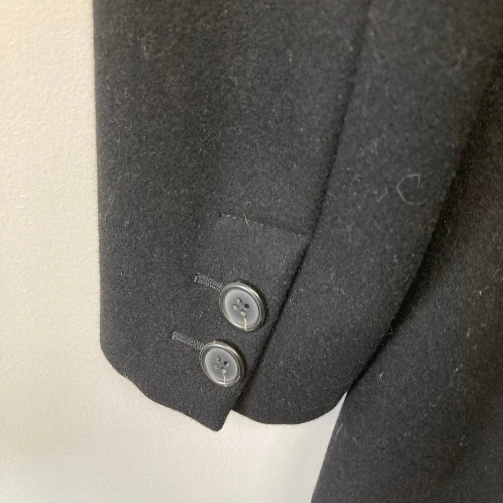 j. crew factory wool double breasted pea coat - Picture 7 of 8